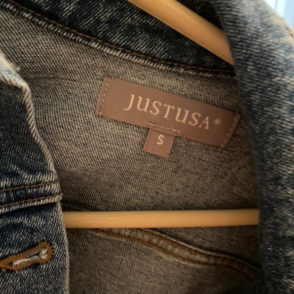 Just USA Light Denim Jean Jacket - Picture 2 of 2